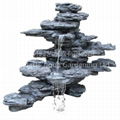 Artificial rockwork waterfall 2