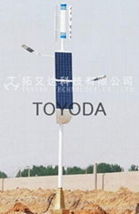 Wind solar Hybrid Street Light with high performance