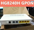 Huawei ONT HG8240 HG8240H GPON EPON onu  fiber optic English software 4POTS  5