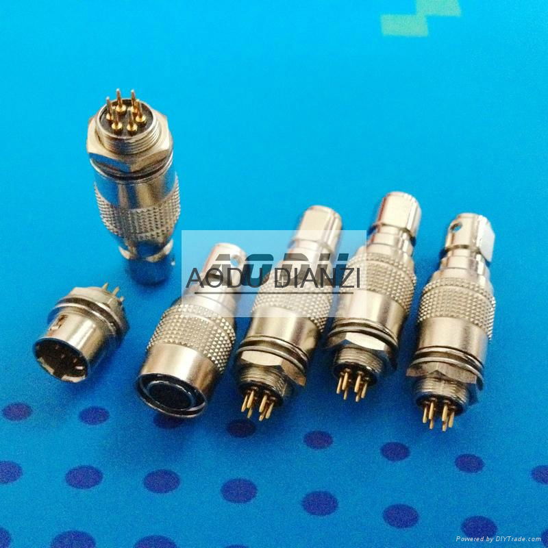 Hirose connector push-pull HR10 series CCD camera connector 4