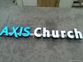 Frontlit letter sign