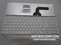 ASUS G60 G73 K52 WHITE FRAME WHITE US UI KJ3 9J.N2J82.81D Laptop Keyboard 1