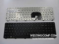 HP DV7-6000 BLACK US WITH FRAME NSK-JH0US 634016-001 LAPTOP KEYBOARD