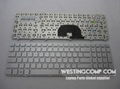 HP DV6-6000 SILVER US FRAME HPMH-B2995040G00017 V122603BS1-US LAPTOP KEYBOARD 1