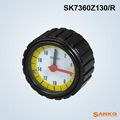 供應SANKQ牌,SK7360Z帶表鋁直紋手輪,鋁手輪,帶數字表鋁手輪