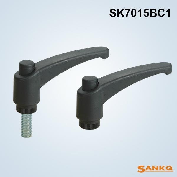 供应SK7018加厚可调手柄英制不锈钢 5
