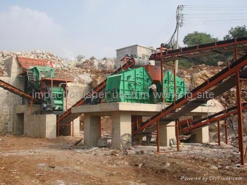 GHM Impact Crusher used in Stone processing plant 5