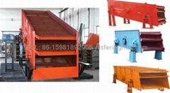 Quarry rock vibrating screen used in mineral processing plant