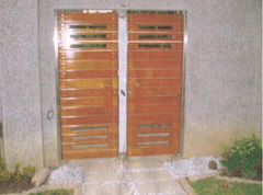 wood door