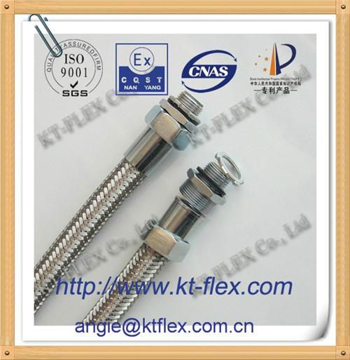 SS304 braided mesh jacketed explosion proof flexible conduit