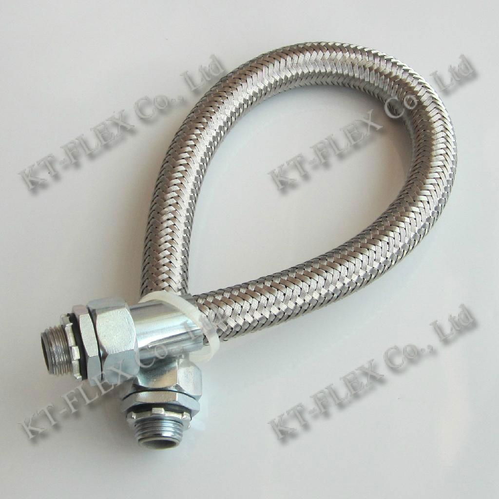 SS304 braided mesh jacketed explosion proof flexible conduit 2