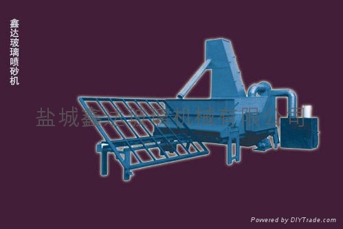 无尘全自动玻璃喷砂机 3