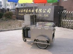 stainless steel hot dog cart 