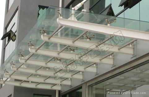 上海玻璃雨棚