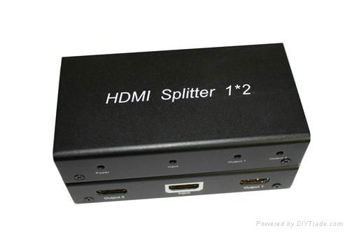 一进二出HDMI分配器
