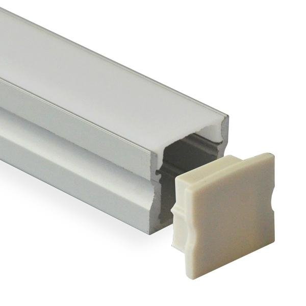 15mm recessed aluminum LED profile for stair