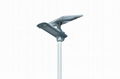 40W semi-integrated solar led street lamp with PIR sensor