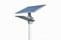 40W semi-integrated solar led street lamp with PIR sensor
