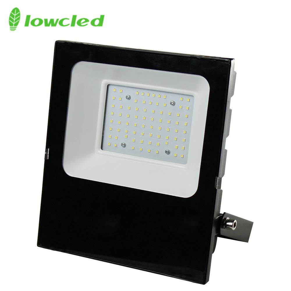 5years warranty 100-277V AC 50W luminaire 130LM/W IP65 LED Flood light CE, ROHS 5