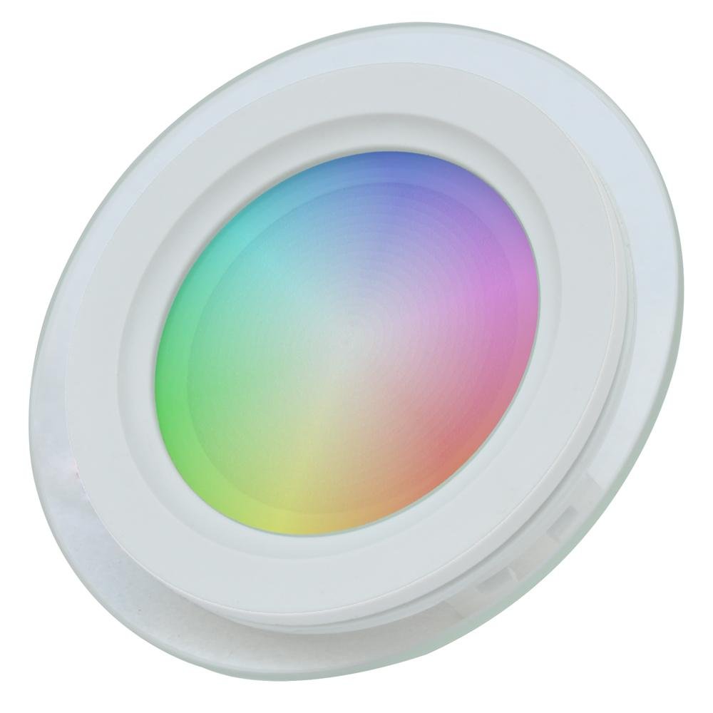 12W RGBW WIFI BLUETOOTH SMART ROUND slim LED PANEL LIGHT, DOWNLIGHT