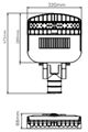 IP65 50W LED Area Street Light 5