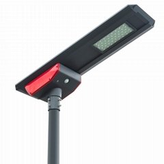 LOWCLED 5years warranty 50W IP65 integrated all in one solar led street light