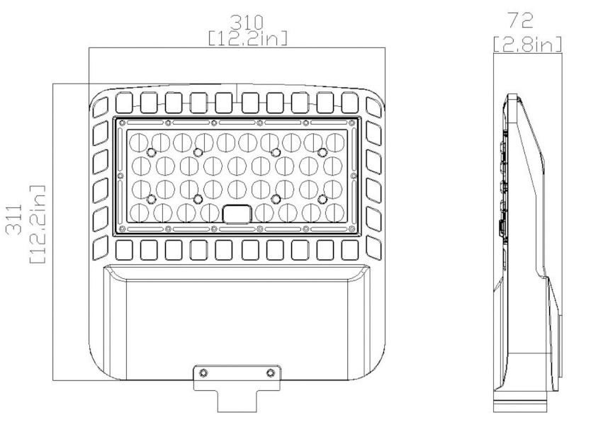 Led Shoebox Light Led Led Area Light 5 Years Warranty 140LM IP66 60W 100W 150W 3