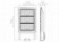 300W Parking Lot Area Light IP66 60W 100W 150W 200W LED street shoebox light 3