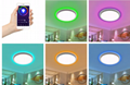 Smart WIFI+BLE Ceiling Panel light 10