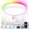 tuya wifi smart wireless 110V 220V RGBCW led ceiling light work with alexa 2