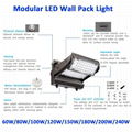 60W 80W Surface Mounted IP65 LED Wall Mounted Pack Lights for Garden