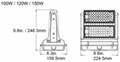 Outdoor Garden Exterior Wall Lights 100W 120W 150W 13