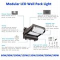 180W 200W 240WLed Outdoor IP65 Wall Lights Exterior Wall Mounted Wall Pack Light 15