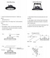 130-190LM/W 100W-300W UFO IP65 LED High Bay Light