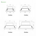 10-35W Antiglare LED downlight 8