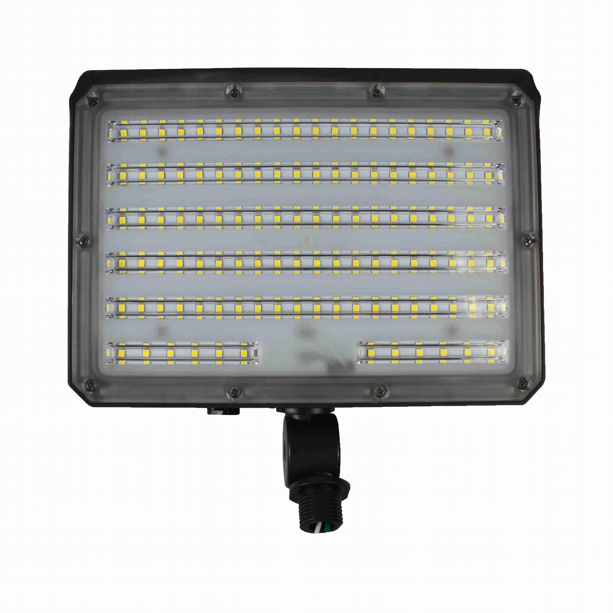 DLC Outdoor Building Projector LED Flood Light Arm Knuckle 1/2 NTSM U YOKE Brack 7