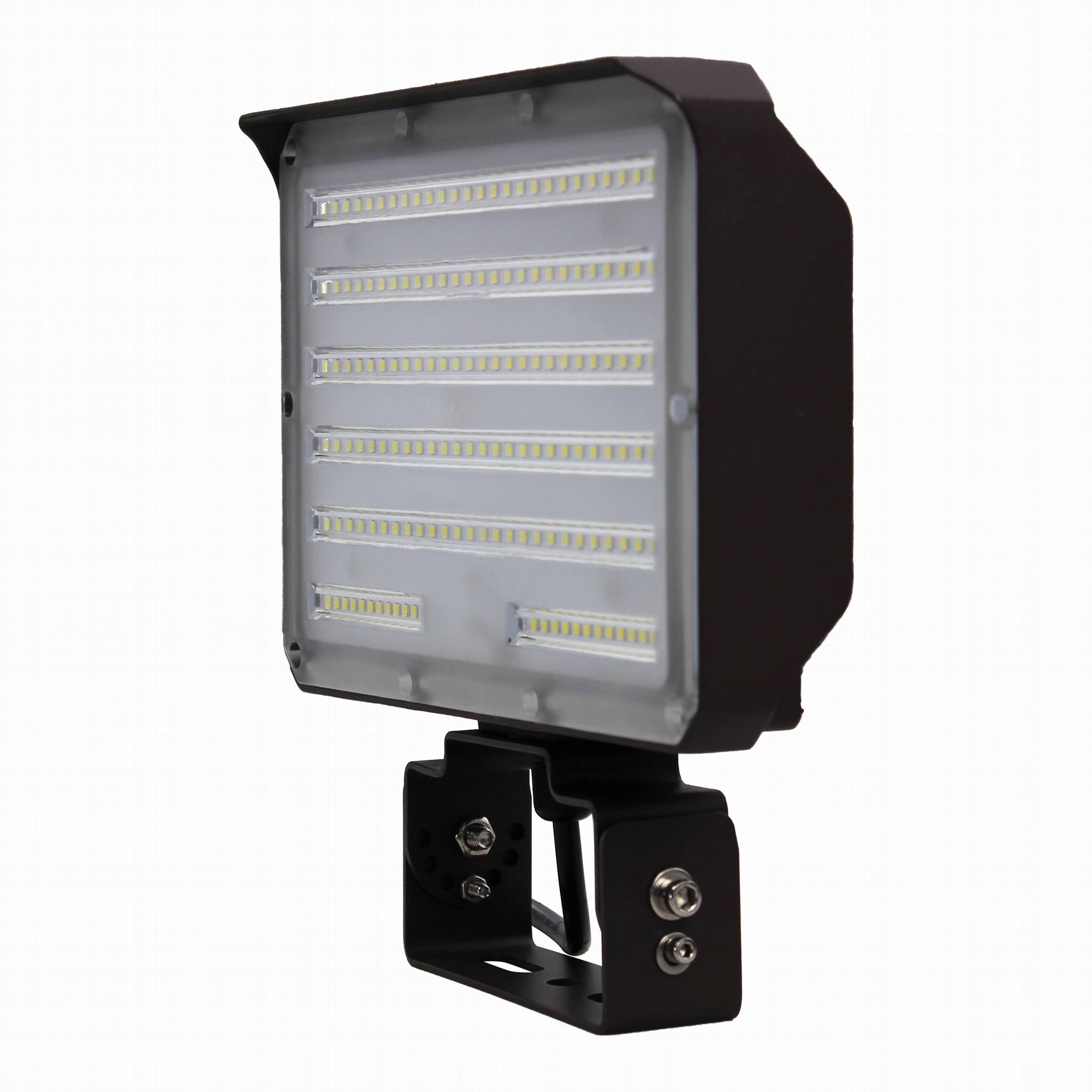 DLC Outdoor Building Projector LED Flood Light Arm Knuckle 1/2 NTSM U YOKE Brack 8