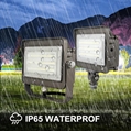 DLC Outdoor Building Projector LED Flood Light Arm Knuckle 1/2 NTSM U YOKE Brack 15