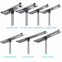 High Lumens Remote Control Integrated Energy Saving Street Light Outdoor Solar