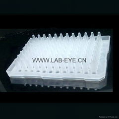 创萌LAB-EYE 7500专用凸边高管半裙边磨砂96孔PCR板LE2212