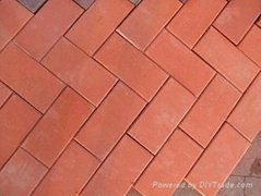 High quality clay paving with good permeable