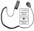 Self Alarm Tag with Loop or Mouse Sensor end,One Regular-Headed Alarm Sensor