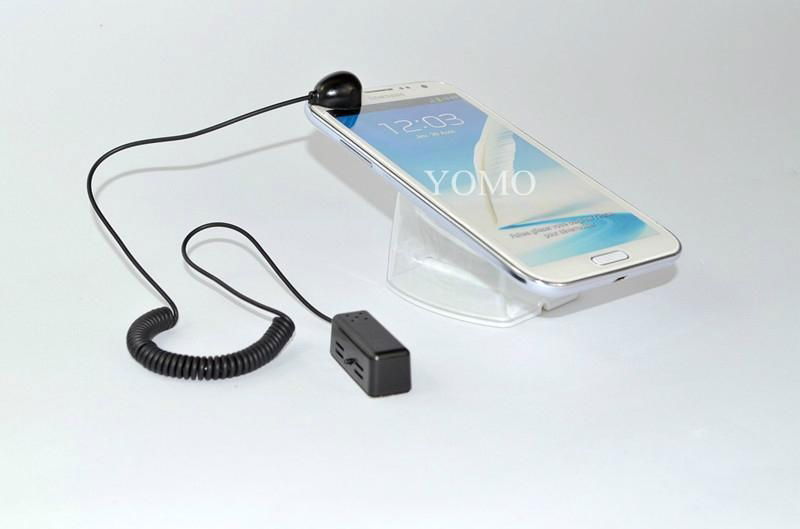 Acrylic security display stand with self alarm device