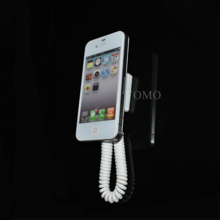 Cell phone Security Display stand, Retractable spring sensor for cellphone 4