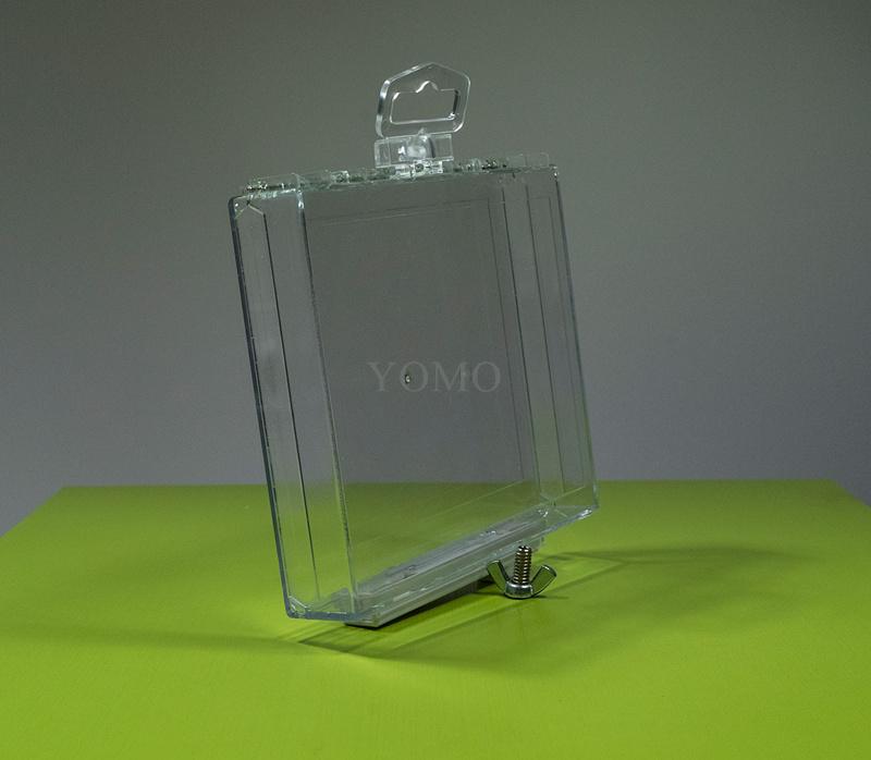 Clear hard plastic boxes