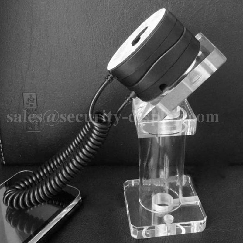 亚克力手机展示支架 透明水晶支架 手机模型展示架 手机防盗支架 2
