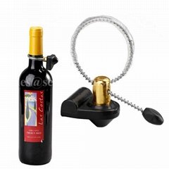 EAS Anti-theft Triangle Metal Cable Bottle Tag