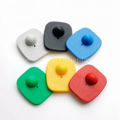 EAS mini square tag for clothes anti-theft tag