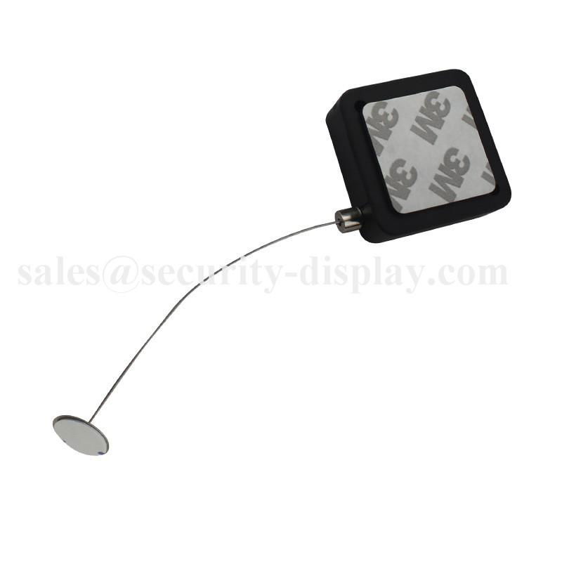 Plastic Square Shape Anti-Theft Recoiler with Adjustable Loop Cable End 3