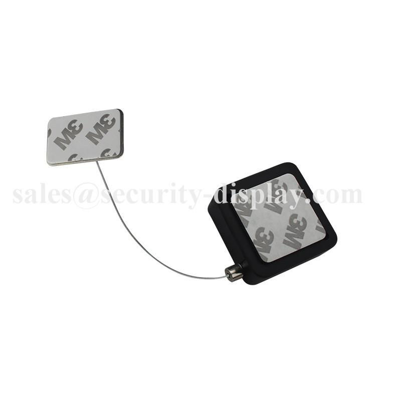 Plastic Square Shape Anti-Theft Recoiler with Adjustable Loop Cable End 4